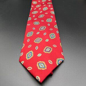 Lorenzo Selini Red Pattern Tie